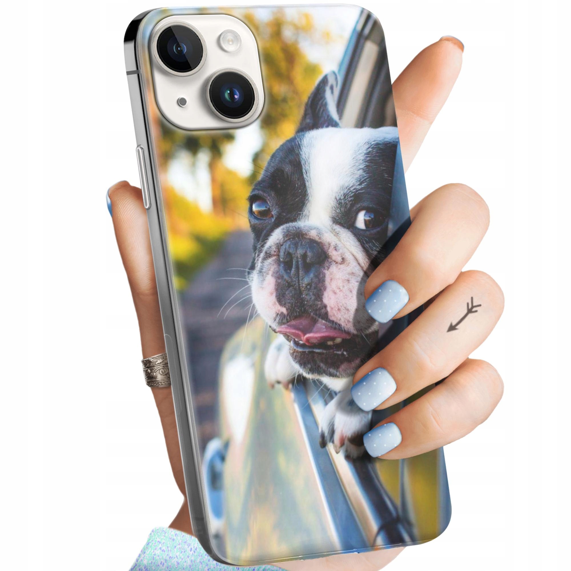 Etui Do Iphone 14 Plus Mops Buldog Francuski Angielski Obudowa Case