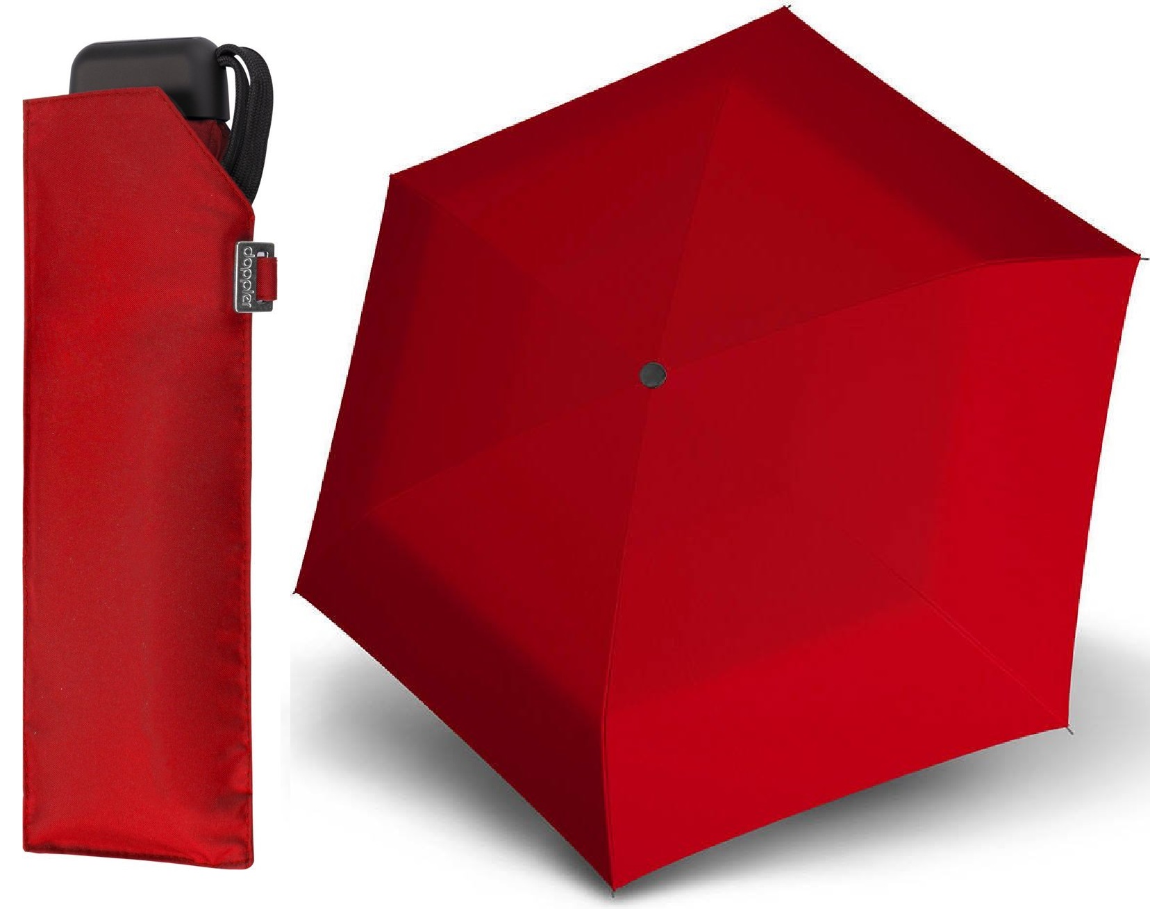 Bardzo lekka MOCNA płaska parasolka Doppler SLIM 12644928223 - Allegro.pl