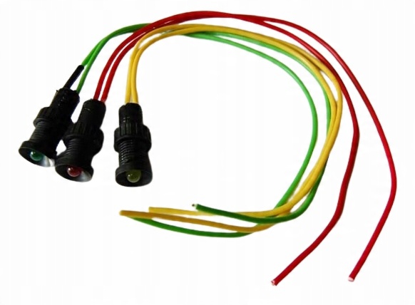 

Kontrolka Led 5mm 12V DC żółta