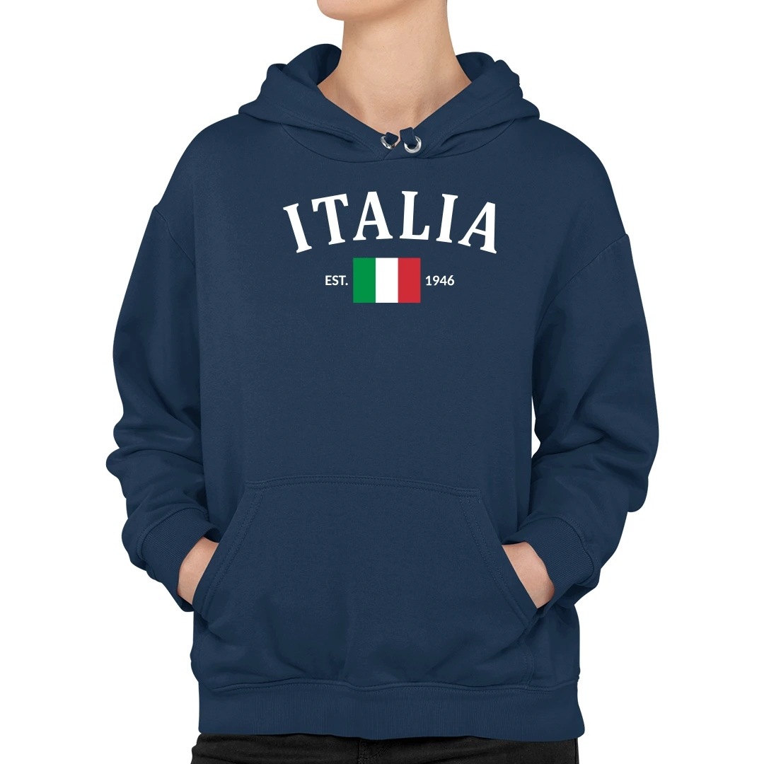 Italia 1946 Itálie mikina s dárek pro milovnici Itálie XXL