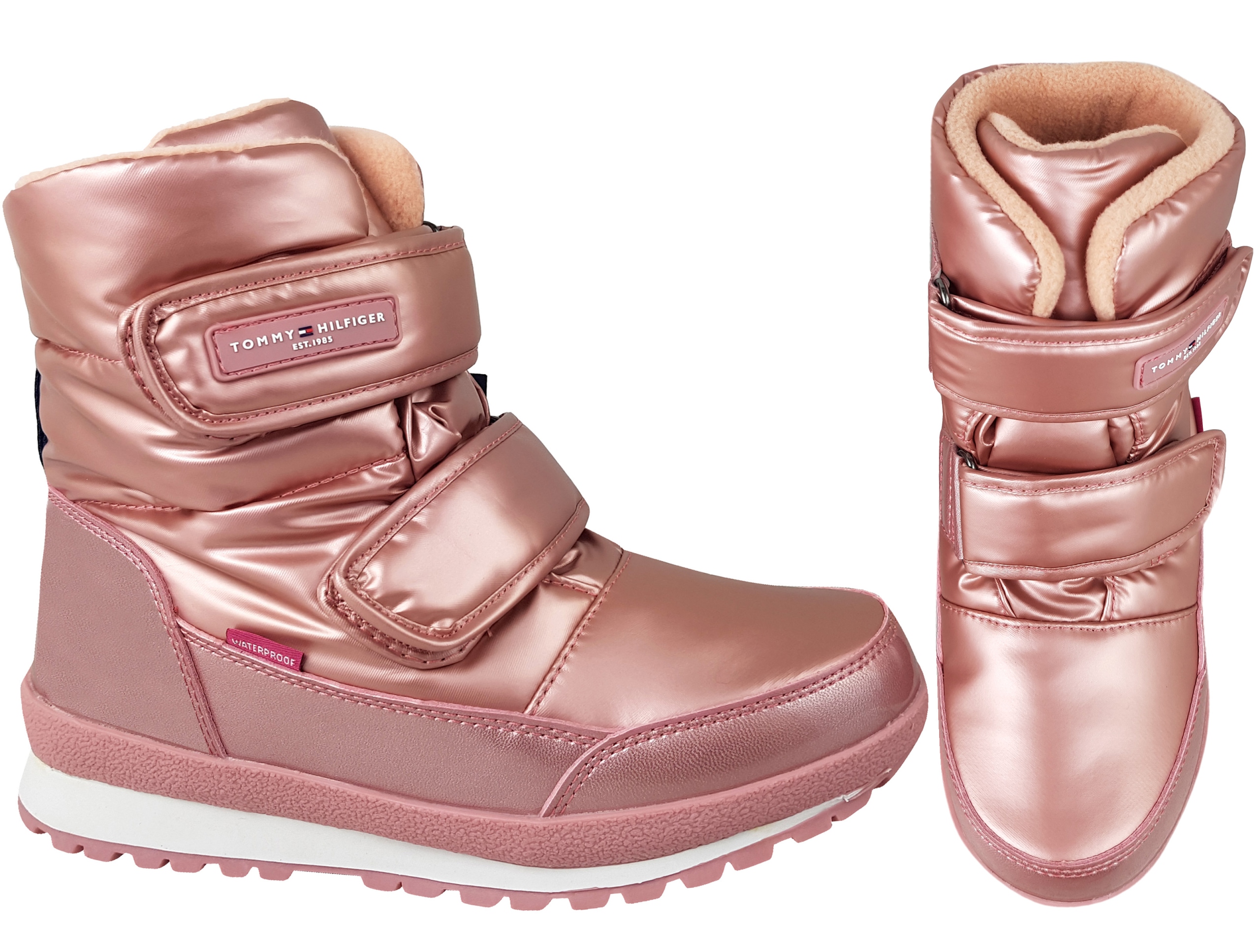 TOMMY HILFIGER ŚNIEGOWCE BUTY DAMSKIE OCIEPLANE Marka Tommy Hilfiger