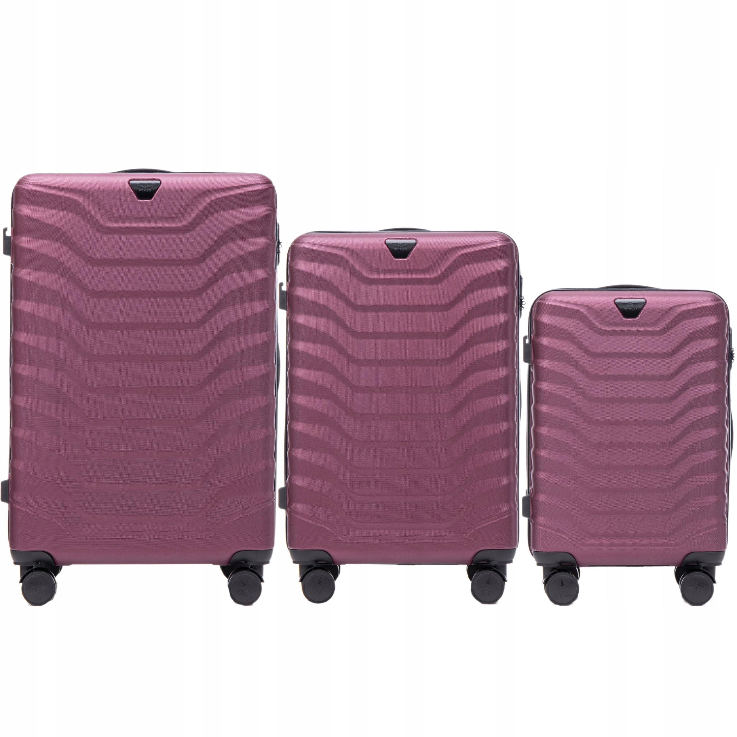 Sada 3 cestovních kufrů do letadla Wings Sada odbavených zavazadel