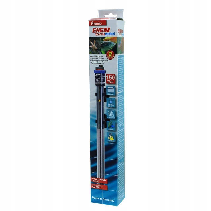 Levně Ohřívač Akvária Termostat Přesná Regulace Teploty 150W Eheim