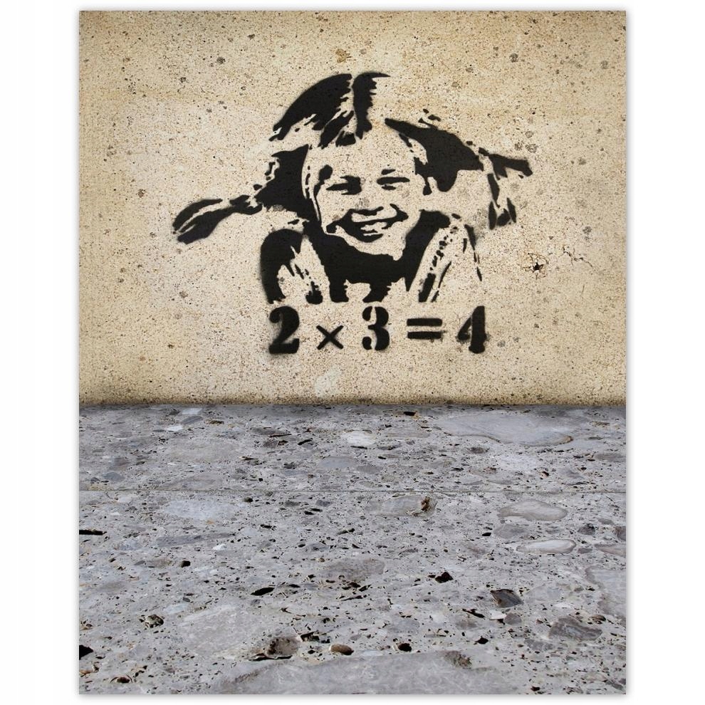 

Plakat 40x50 Banksy Dziewczynka Piegi