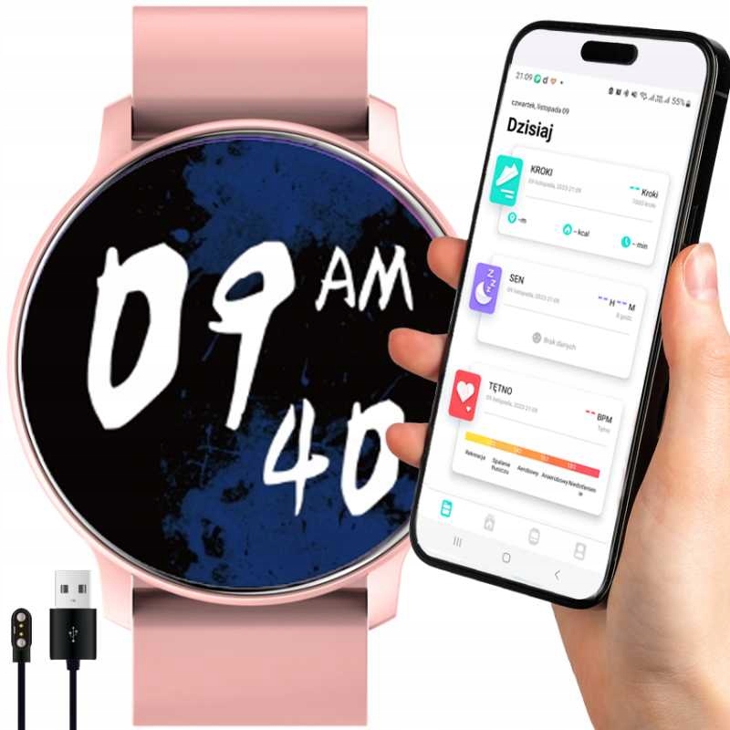 Chytré Hodinky Hodinky Polské Menu Hovory Sport Smart Watch Pánské I Dámské