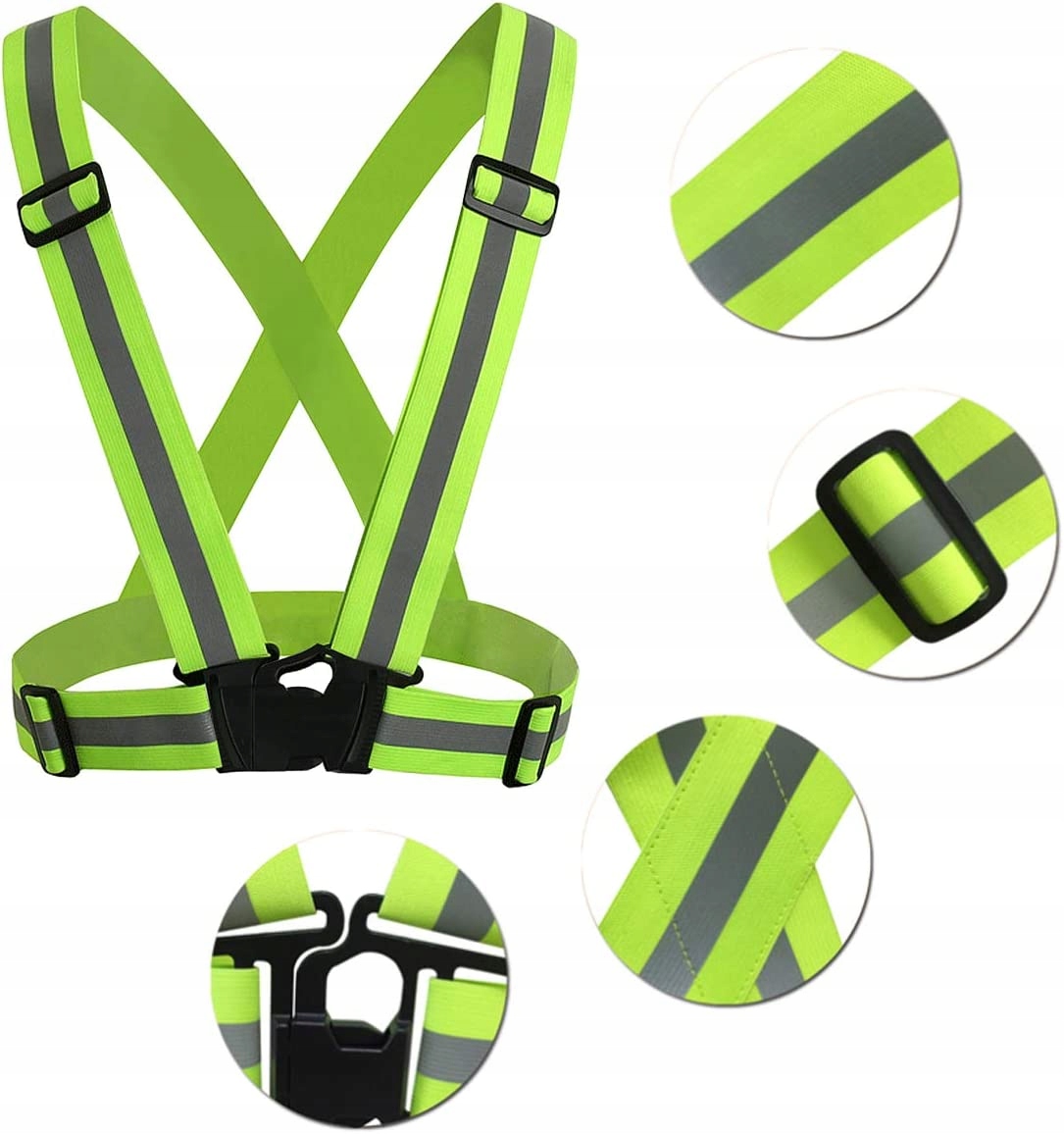 SZELKI ODBLASKOWE ROWER MOTOR KAMIZELKA ODBLASKOWA Kod producenta M001