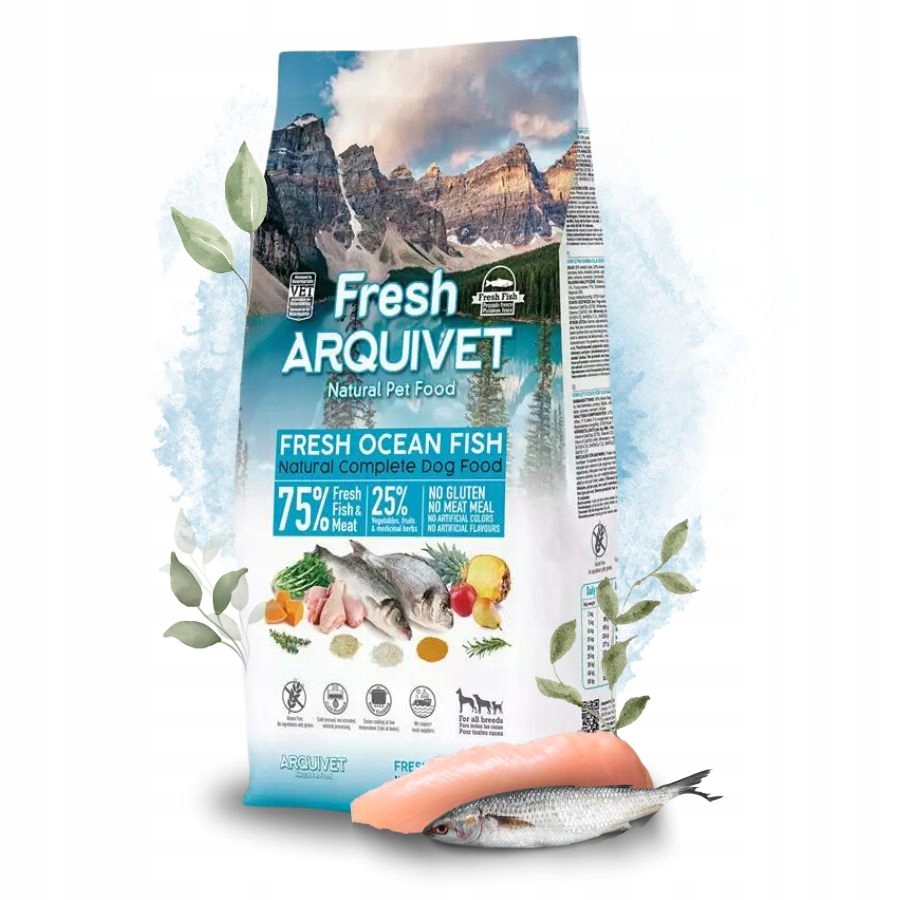 Arquivet Fresh Półwilgotna karma dla psa Mięso I Ryba Oceaniczna 10kg