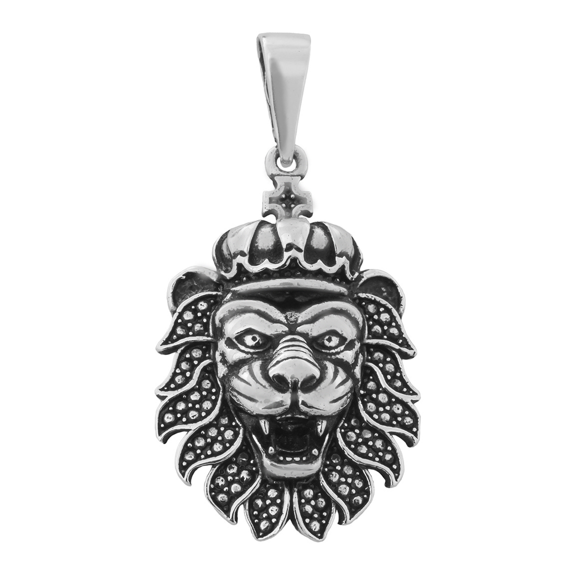 Přívěsek přívěsek stříbro ryzost 925 Lev v koruně