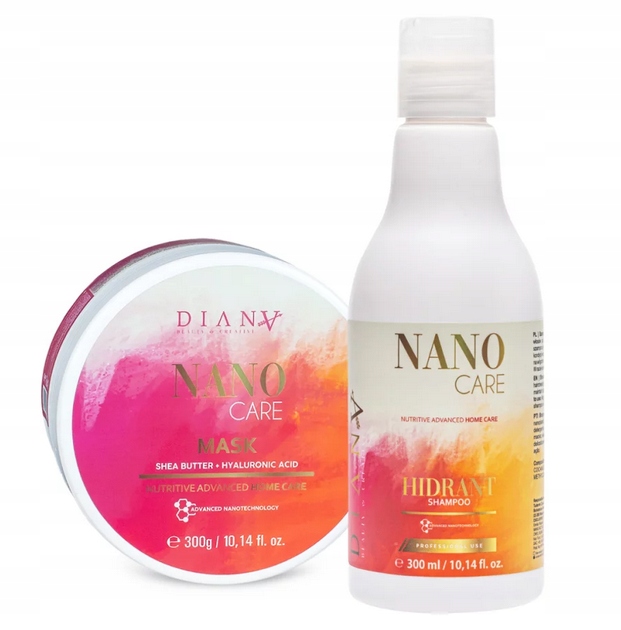 Zestaw Diana Beauty Nano Care po nanoplastii 2x szampon odżywka