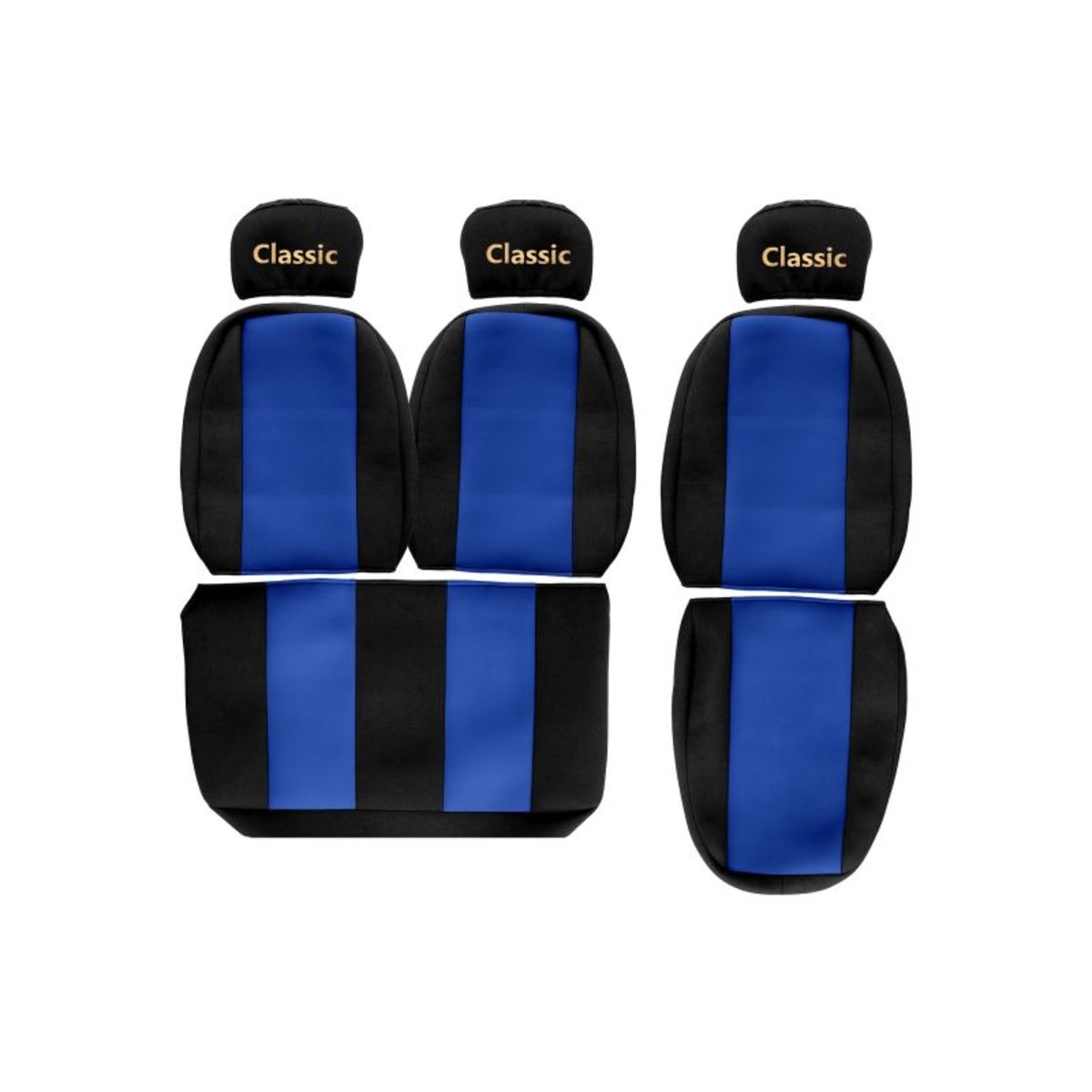 Pokrowce na siedzenia MAN L 2000 (1+2) , F-CORE PS03 BLUE