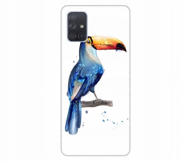 

Etui wzory do Samsung Galaxy A71 Ptak tukan akware