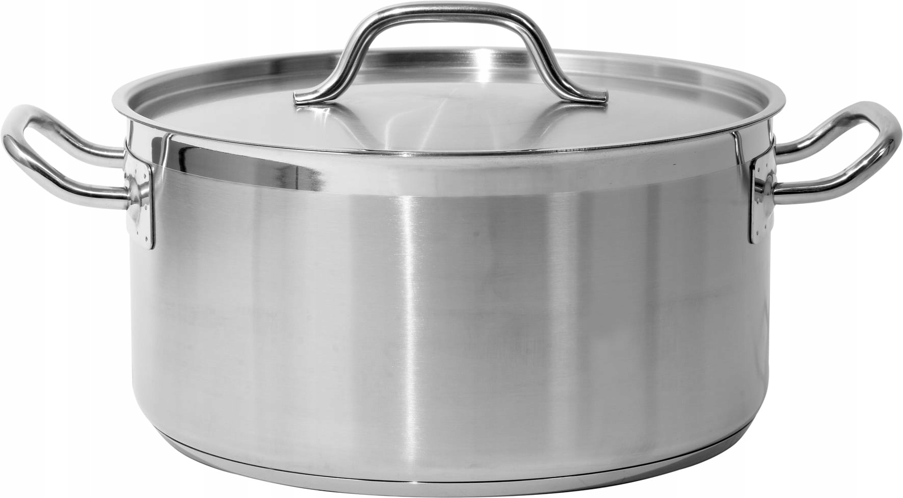 Hrniec Nízky S Pokrievkou Nerezová Oceľ 32x16 cm 12,9L Na Indukciu Yato