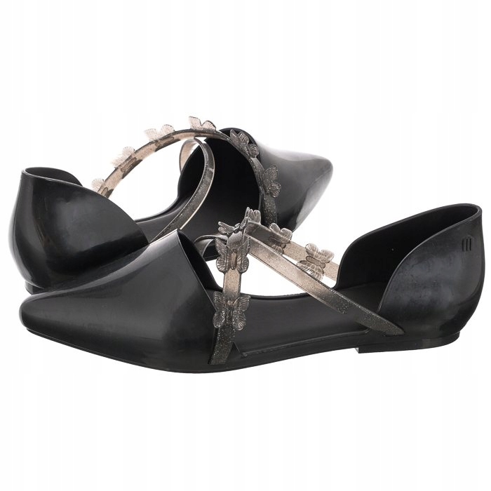 Dámské baleríny Melissa Pointy 33638, černé
