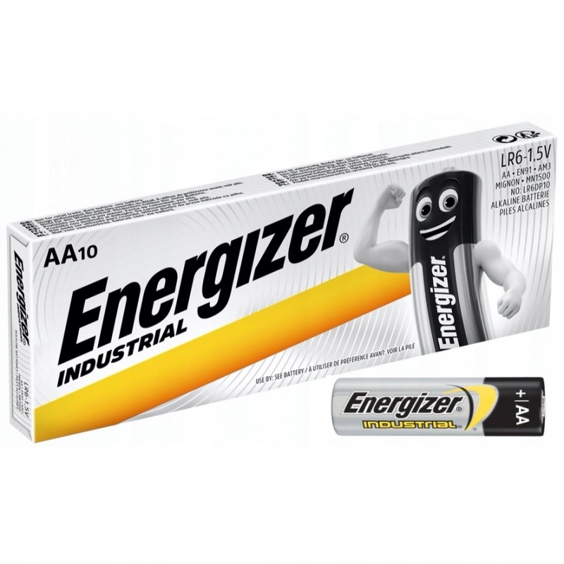 

10 x Bateria Energizer Lr 6 Aa Industrial