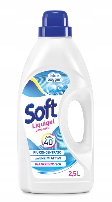 

Płyn żel do prania Soft Blue Oxygen 2,5L white