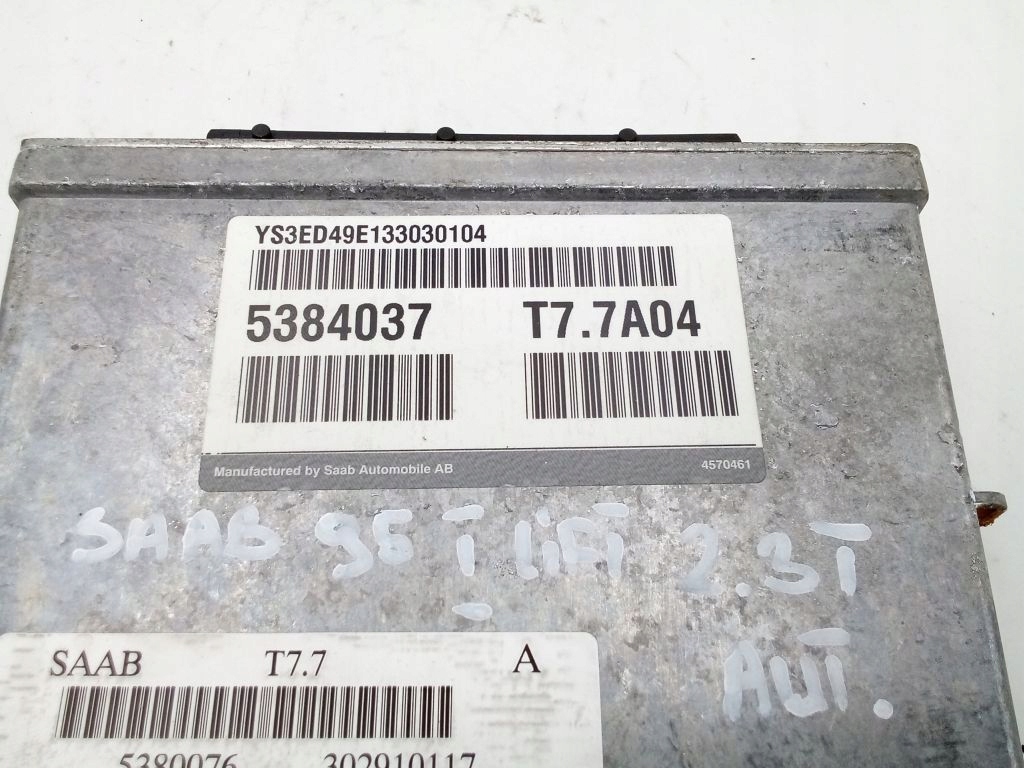 Saab 9-5 95 e lift FL 2.3T computer Centralina Motore ECU 5384037