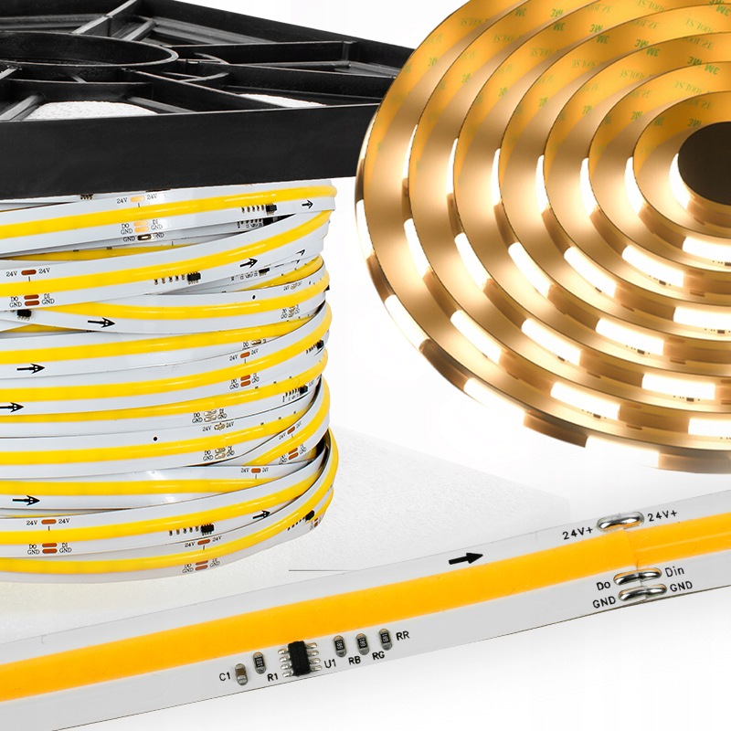 Taśma Led Cob 100m WS2811 24V Cyfrowa Pixel Adresowalna Dekoracyjna 4000K