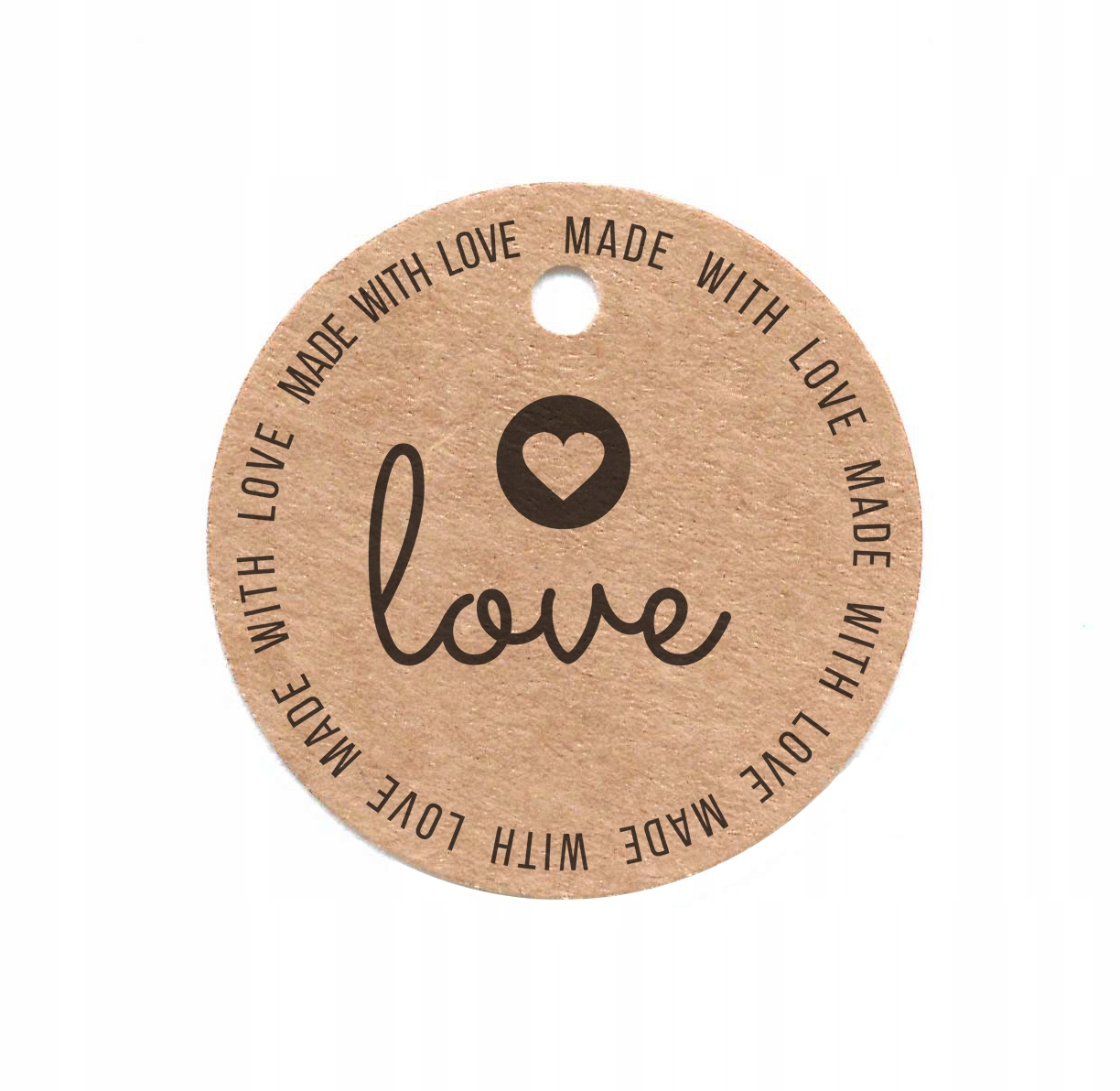 

Eko kartonowe zawieszki, etykiety tagi love10 szt