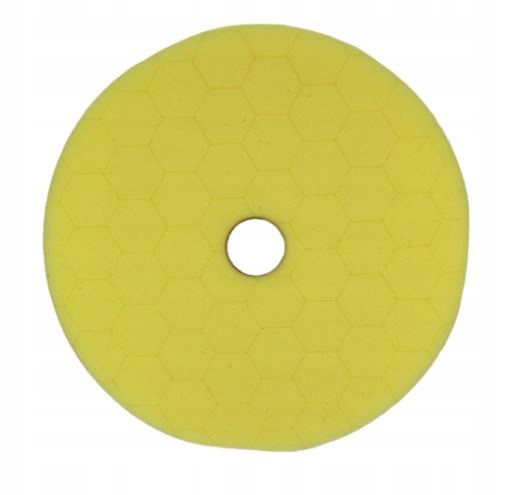 Gąbka żółta pad polerski 125mm twarda plaster miodu Kormax