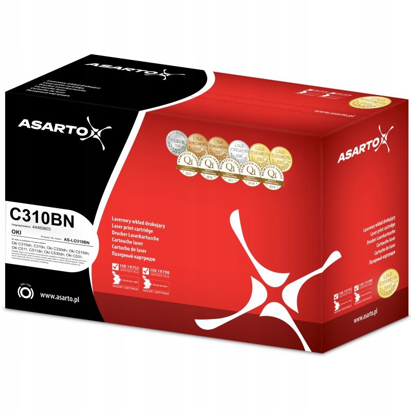 Toner Asarto do Oki C310BN 44469803 3500 str.