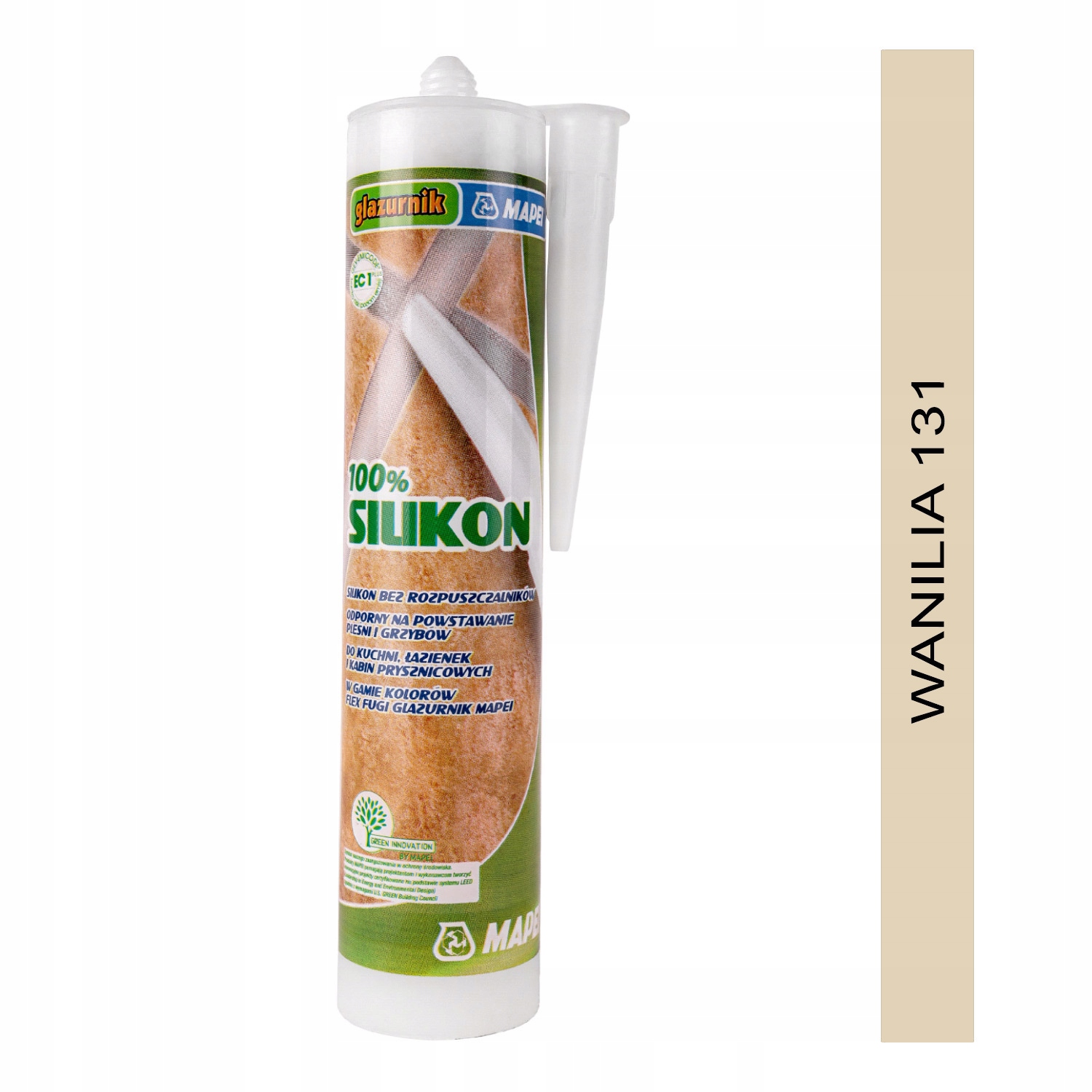 

Silikon Mapei Glazurnik 280ml 131 wanilia