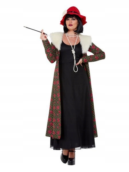 Plášť Gangsterka Kožešina 20. Léta Karneval Ples s