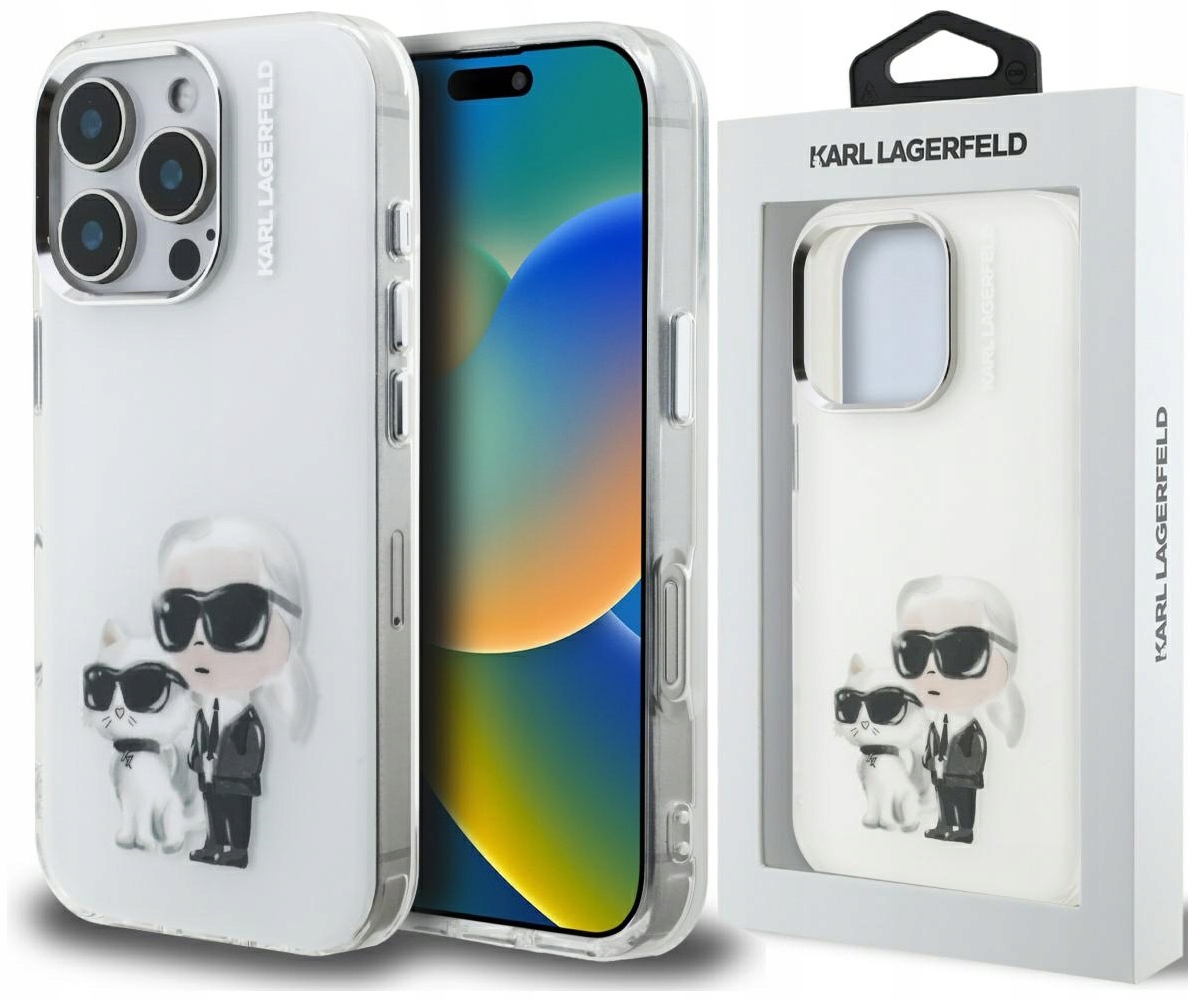 Karl IML pouzdro Zadní kryt obal kryt pro iPhone 16 Pro Max