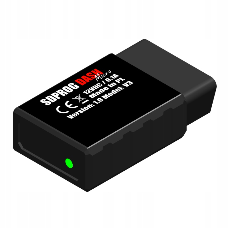 Sdprog Dash Micro V3 – diagnostika Dpf Vag OBD2 monitor pevných častíc