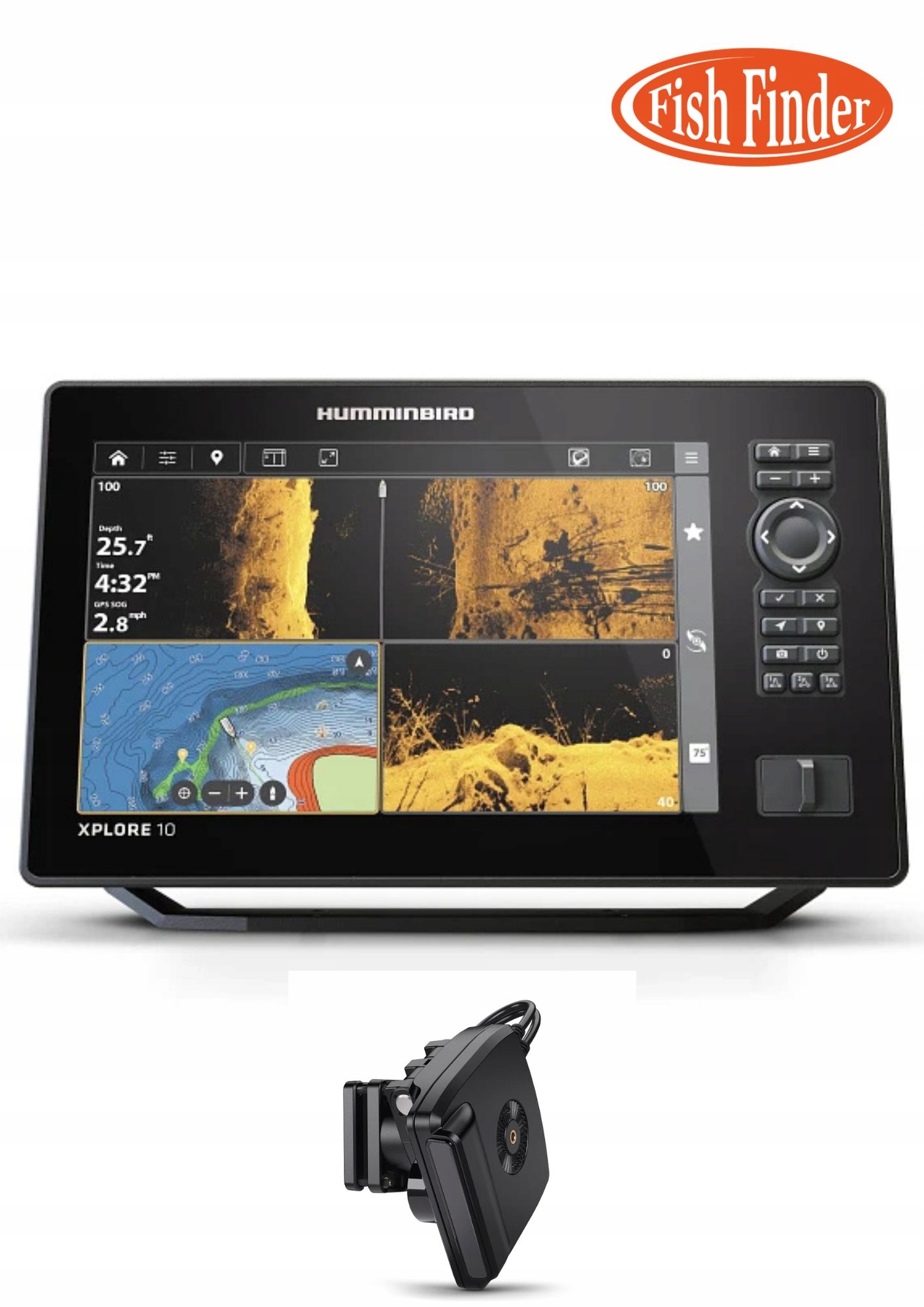 Humminbird Xplore 10 Cho Live 2 Karta Z-line