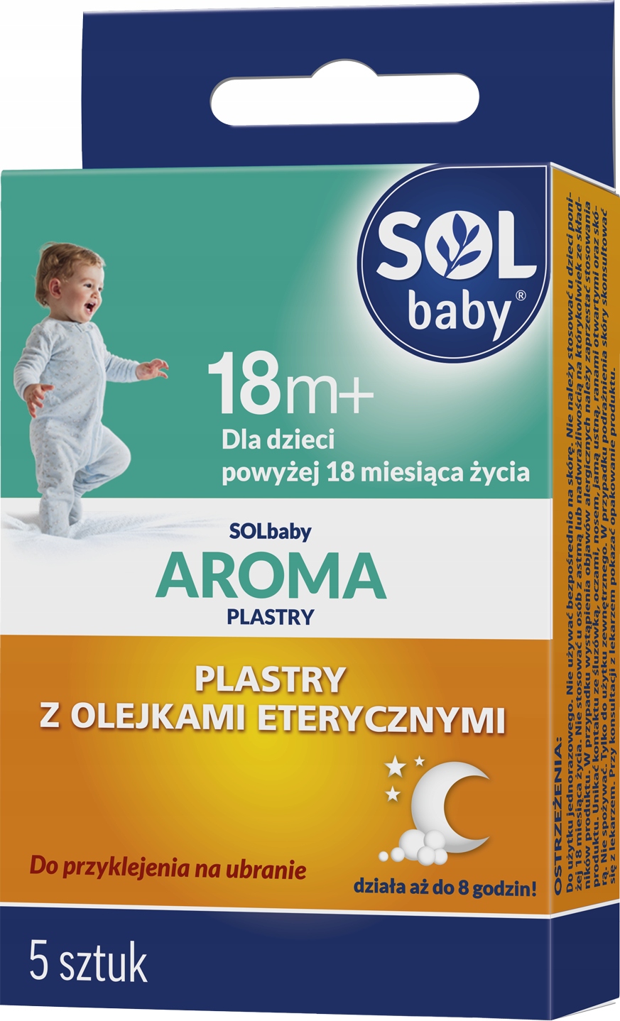 

SOLbaby Aroma plastry dla dzieci zatkany nos 5 szt