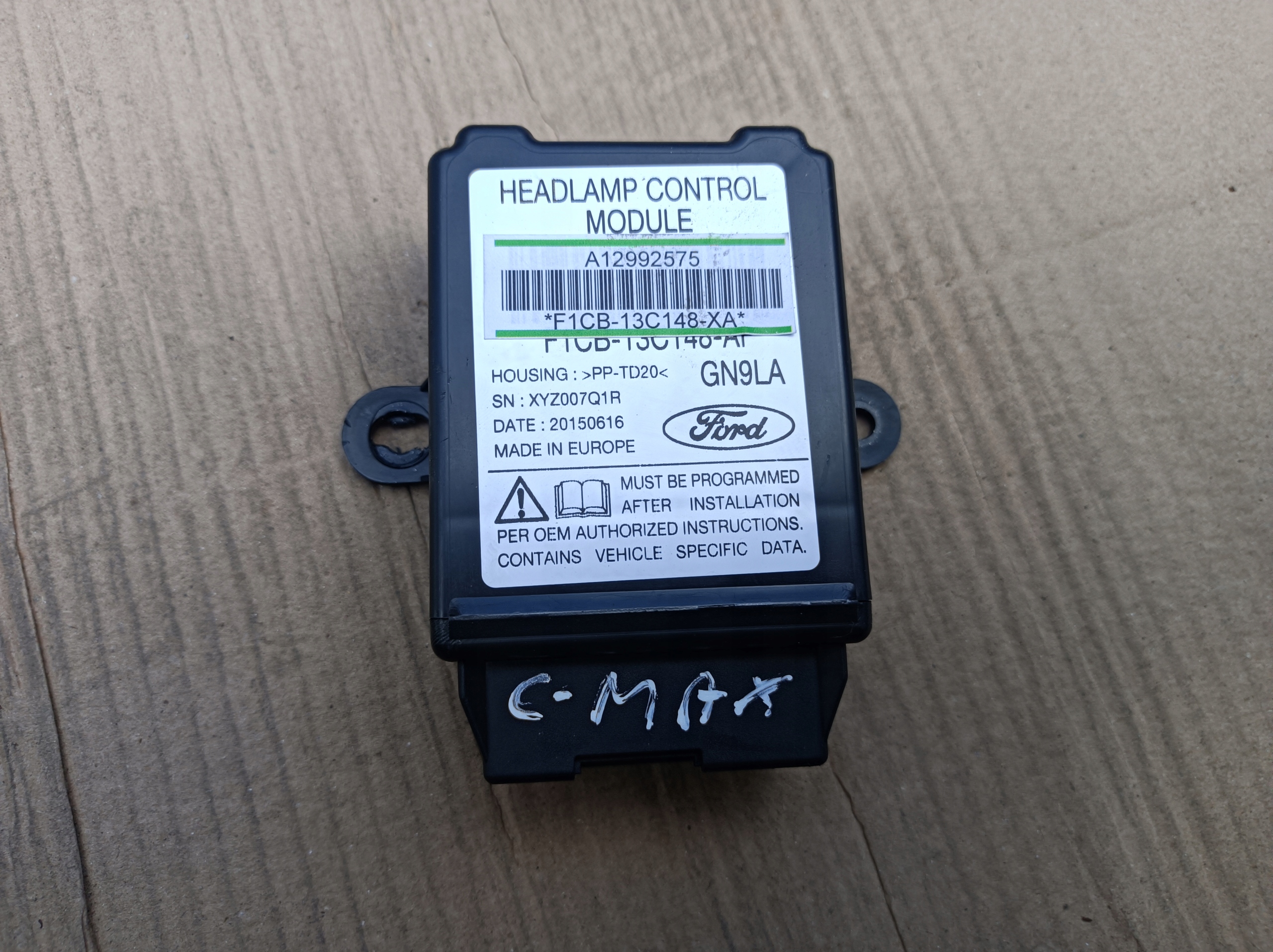 модуль светом фар FORD c-max MK2 РЕСТАЙЛИНГ