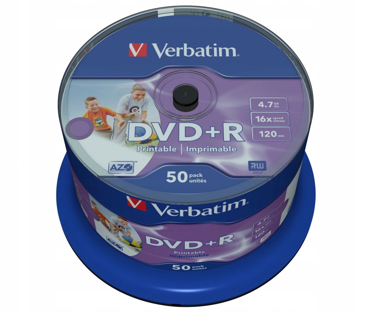 Płyta DVD Verbatim Dvd+r 4,7 Gb 50 szt.
