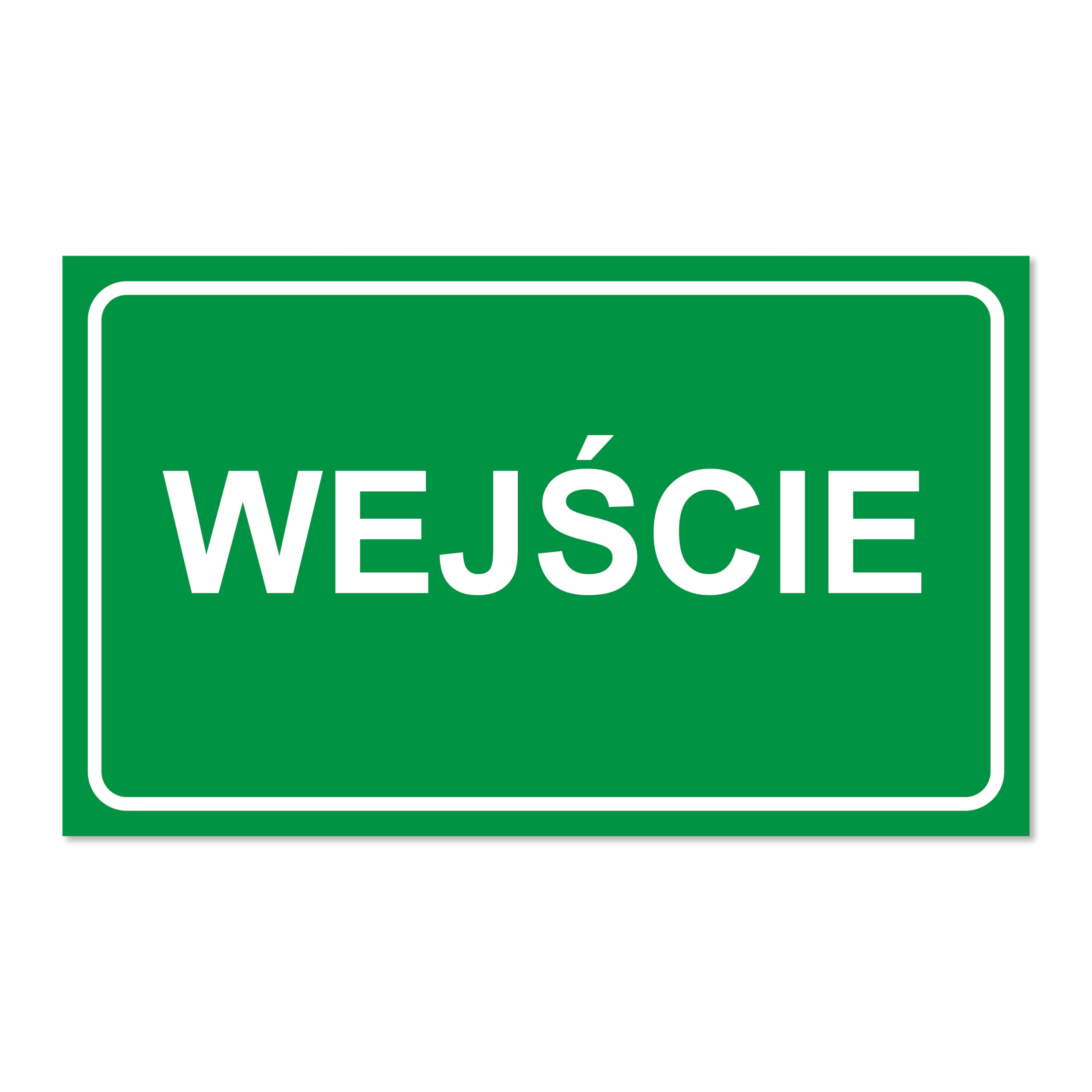 

Tabliczka Pcv wejście tabliczka informacyjna