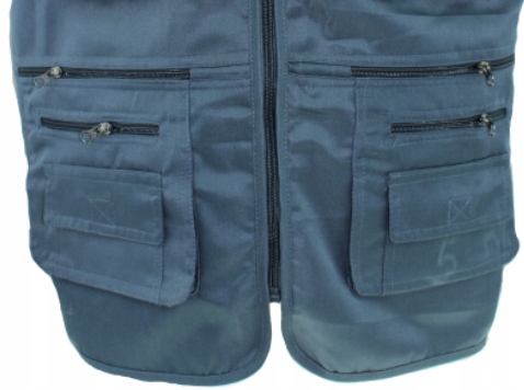 KAMIZELKA MĘSKA DUŻO KIESZENI BEZRĘKAWNIK 4XL B24 Rozmiar 4XL