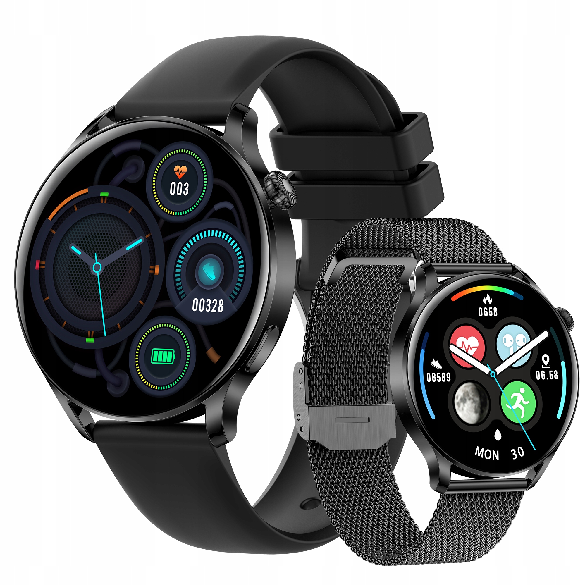 

Smartwatch Zegarek Rozmowy Puls 2 Paski Menu Pl
