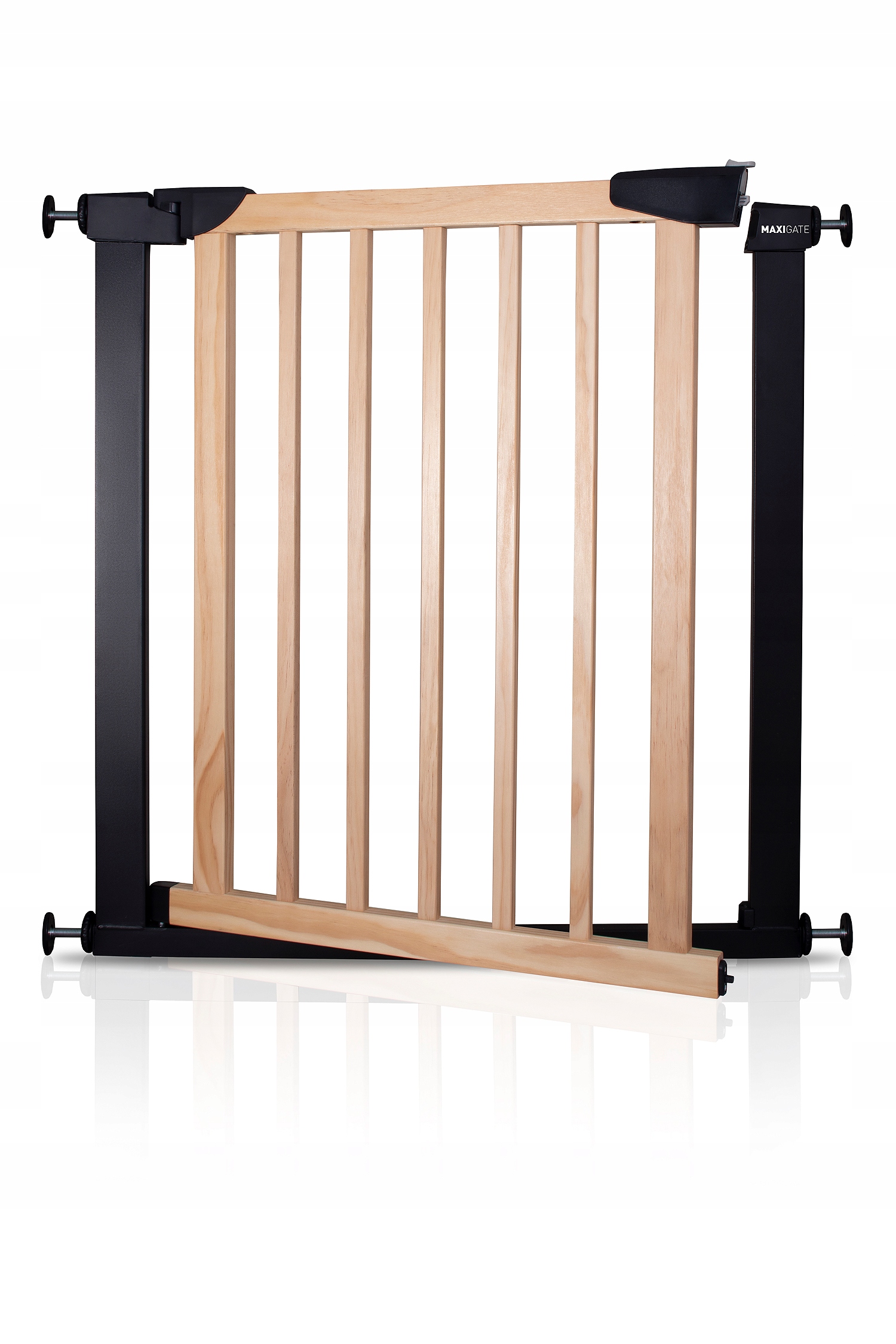 BRAMKA BARIERKA ZABEZPIECZAJĄCA OCHRONNA do drzwi schodów 110-117cm LOFT Wysokość produktu 74 cm