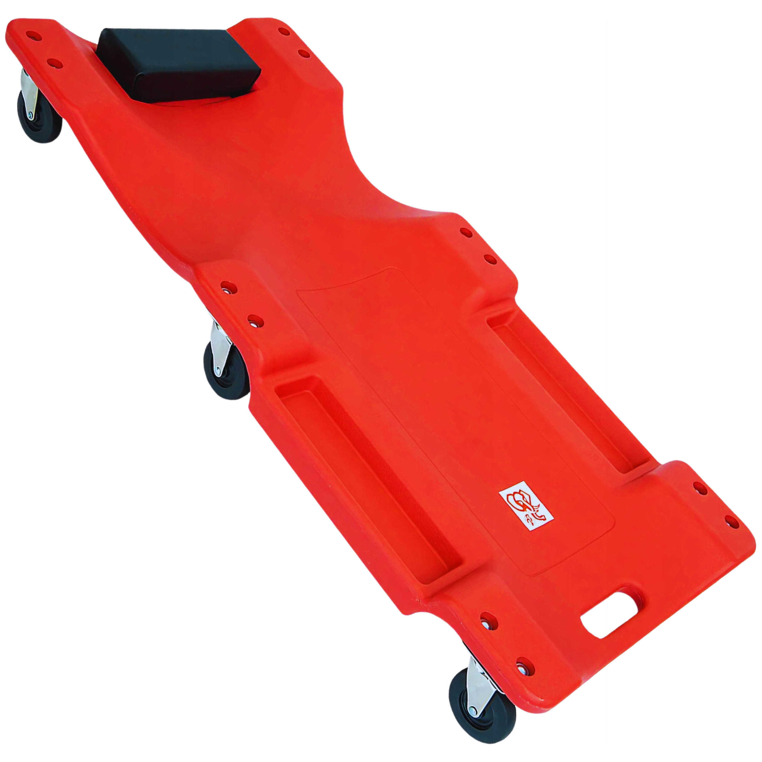 Plastové dílenské lehátko 1020 mm, 6 koleček, lehké, pouze 5 kg