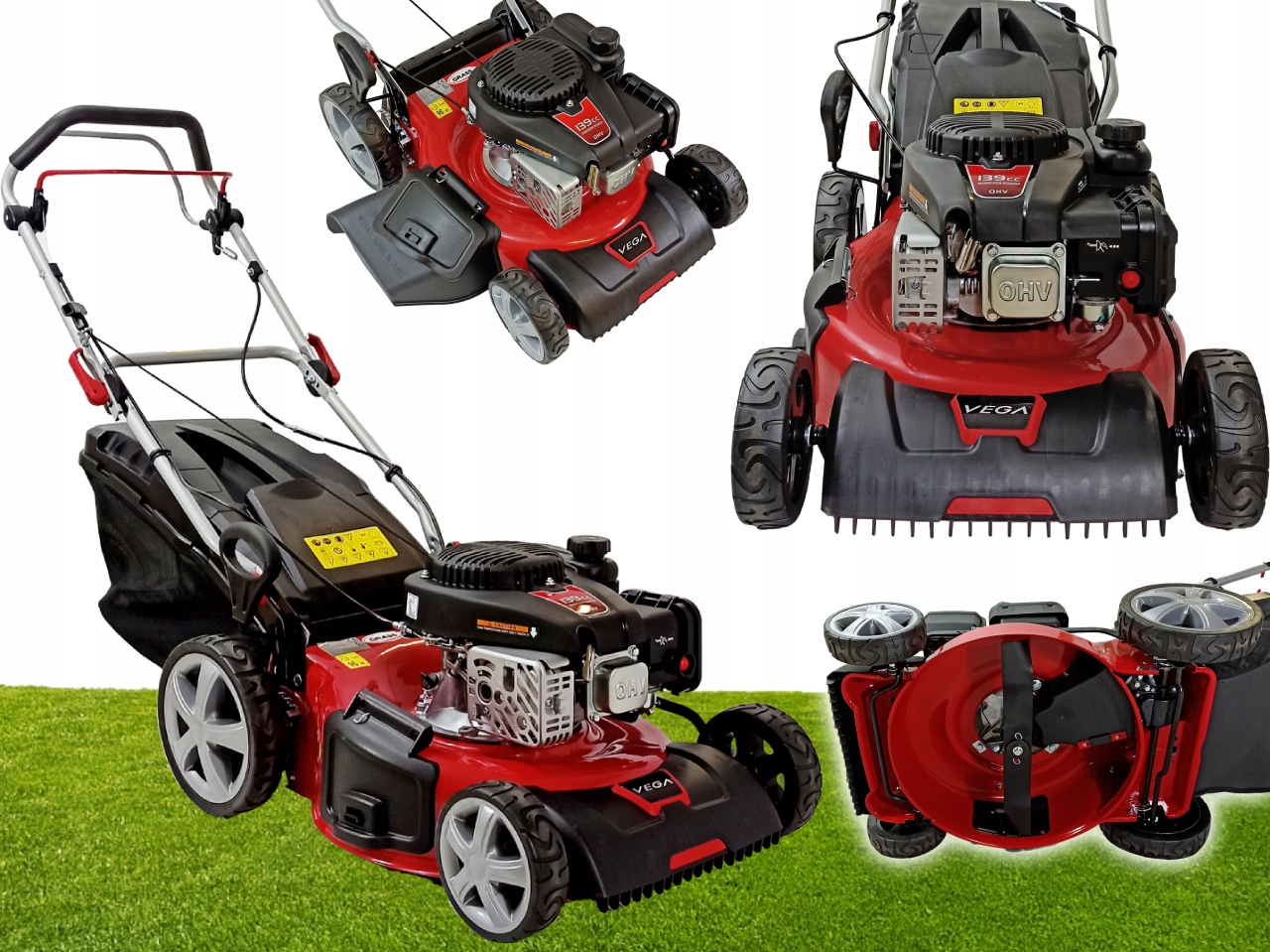 Kosiarka Spalinowa Z Napędem Grass Vega Wr 46S Loncin 46CM 4W1 139CM3 3,5KM