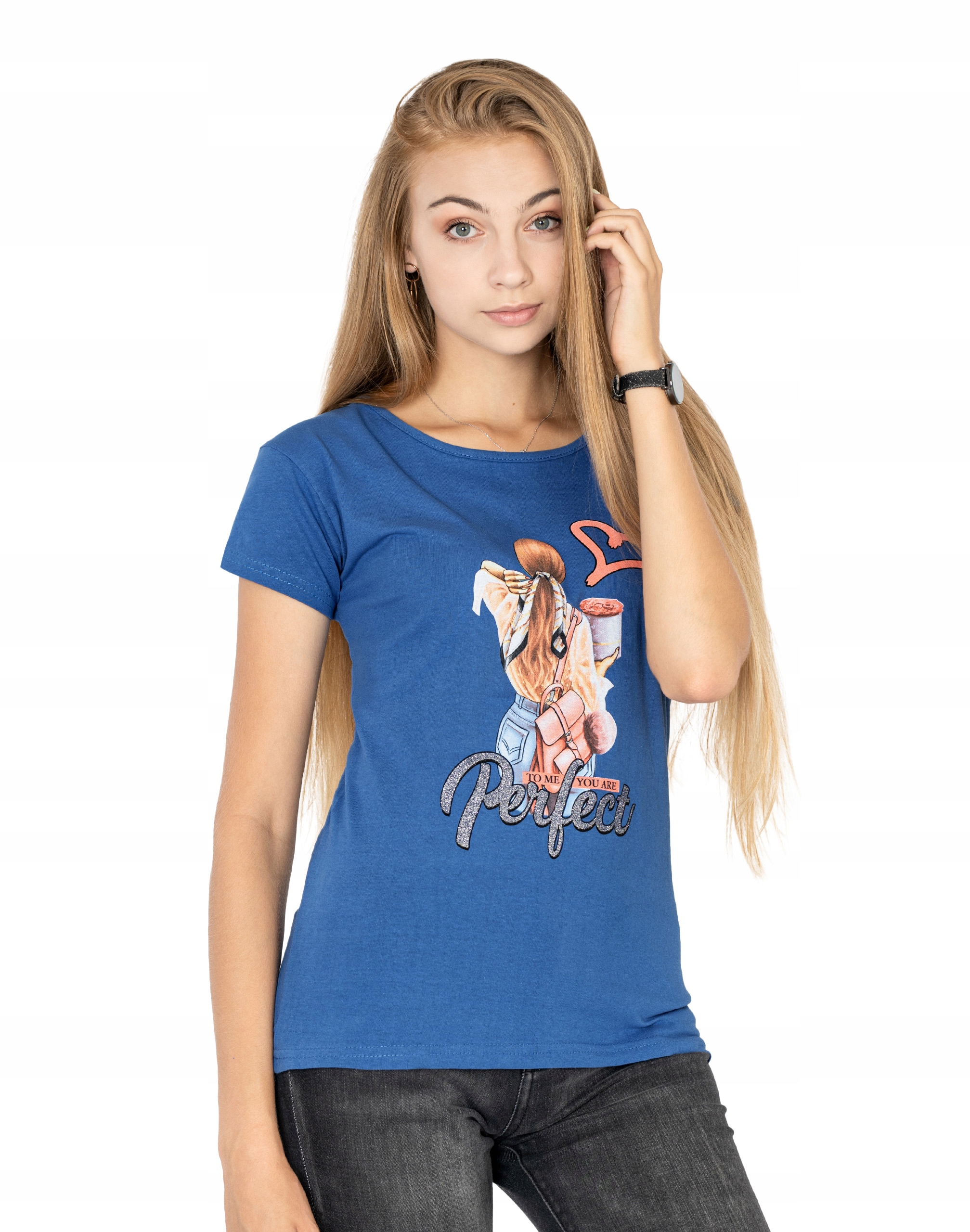 

Koszulka Damska Podkoszulek T-shirt Top KD02-9 XL