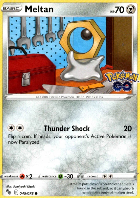 Pokemon Go 045/078 Meltan Tcg