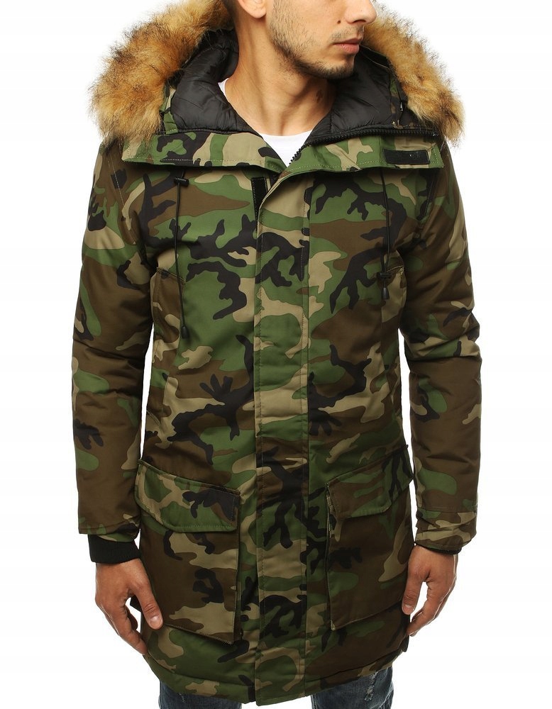 KURTKA MĘSKA ZIMOWA Z KAPTUREM roz. L