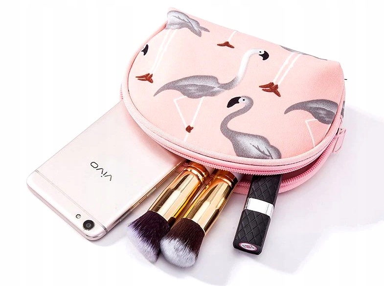 Zestaw Organizer Kosmetyczka Przezroczysta flaming Płeć uniseks