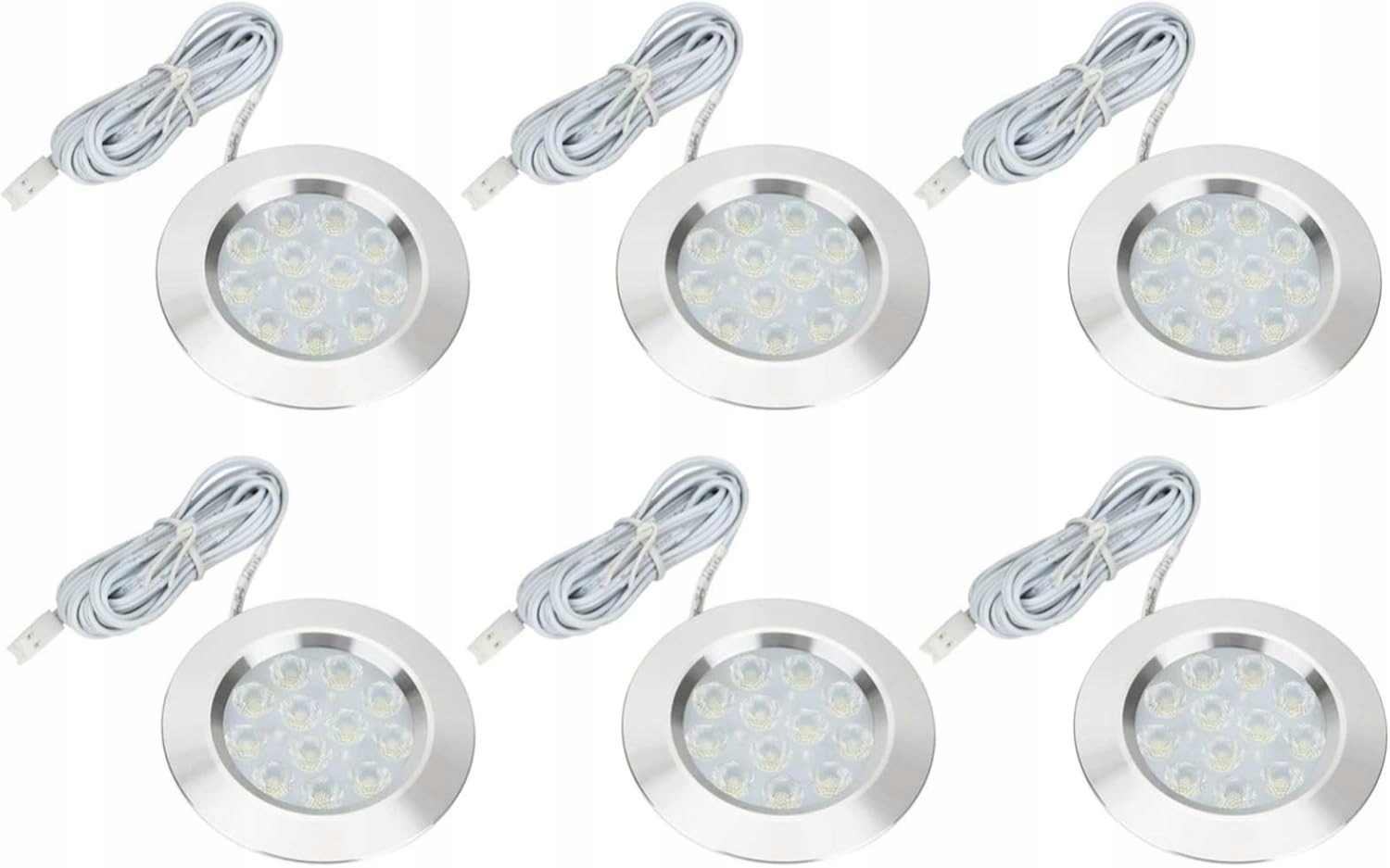 Cicmod L-ed Zapustené bodové svietidlo, 12 V, sada interiérového osvetlenia