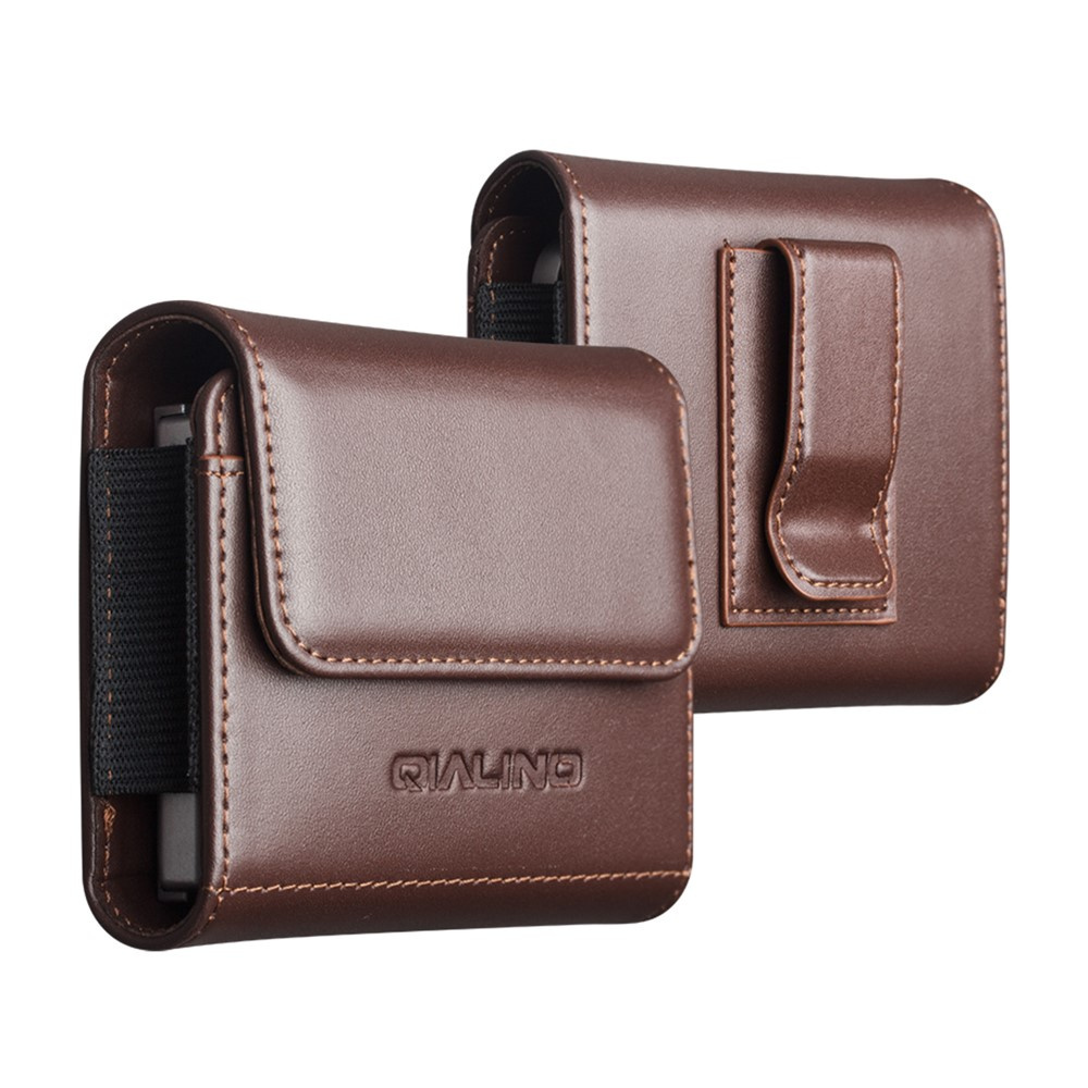 Kožené Pouzdro pro Galaxy Z Flip7 5G, Qialino Leather na poutko na opasek