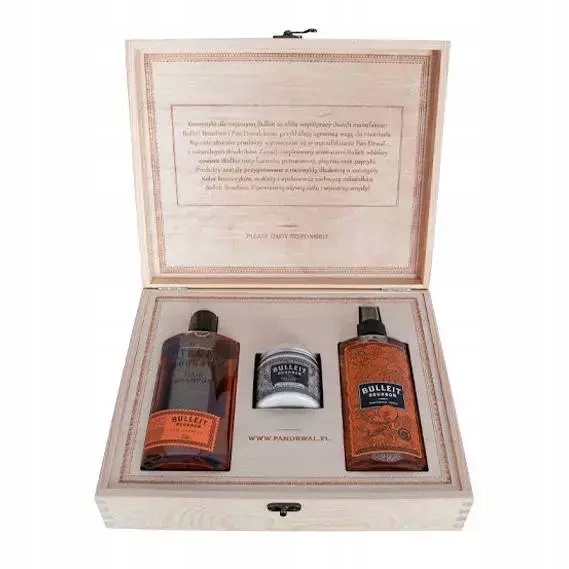 Pan Drwal x Bulleit Bourbon Hait Kit Dárková sada na vlasy
