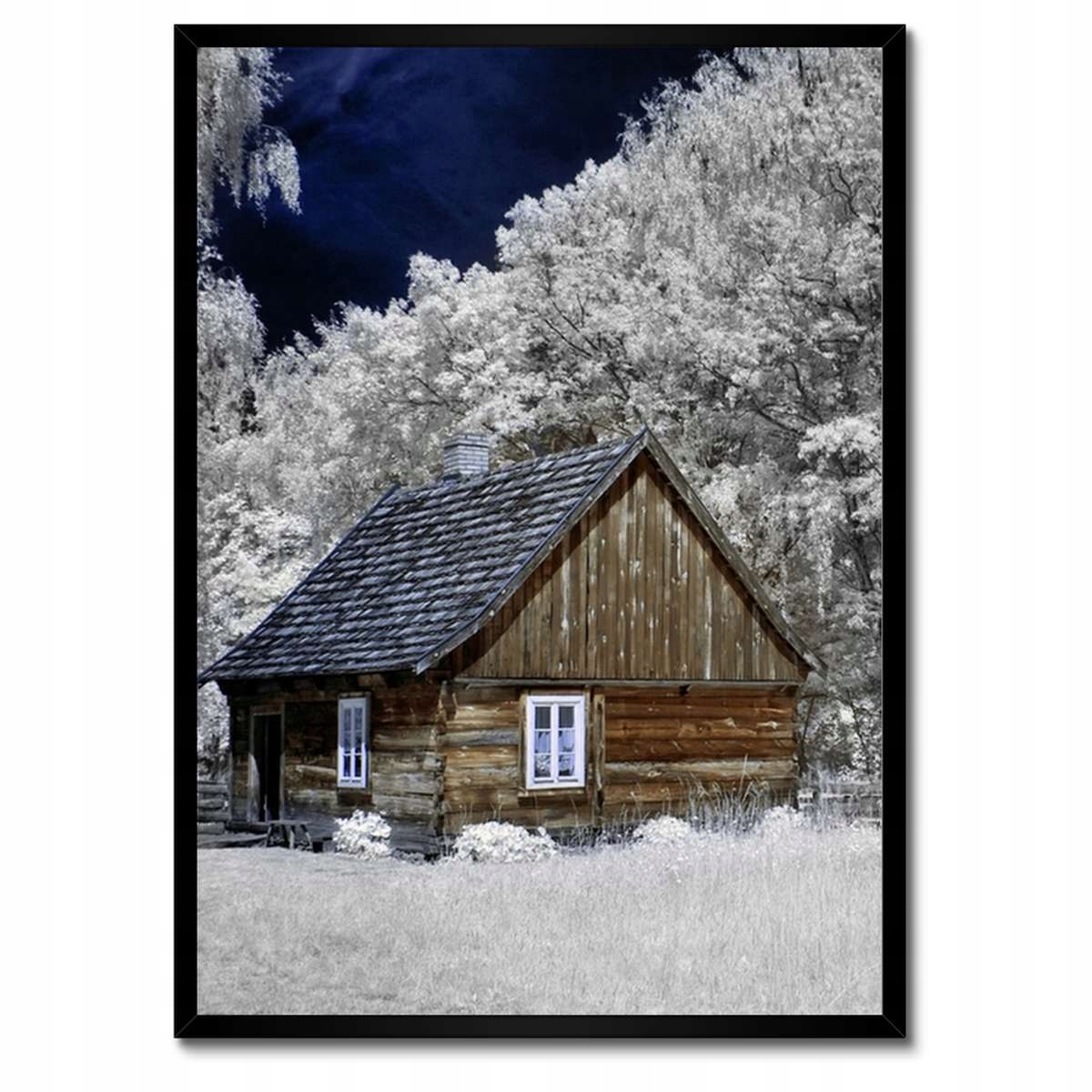 Plakáty v rámu 50x70 Srubová chata
