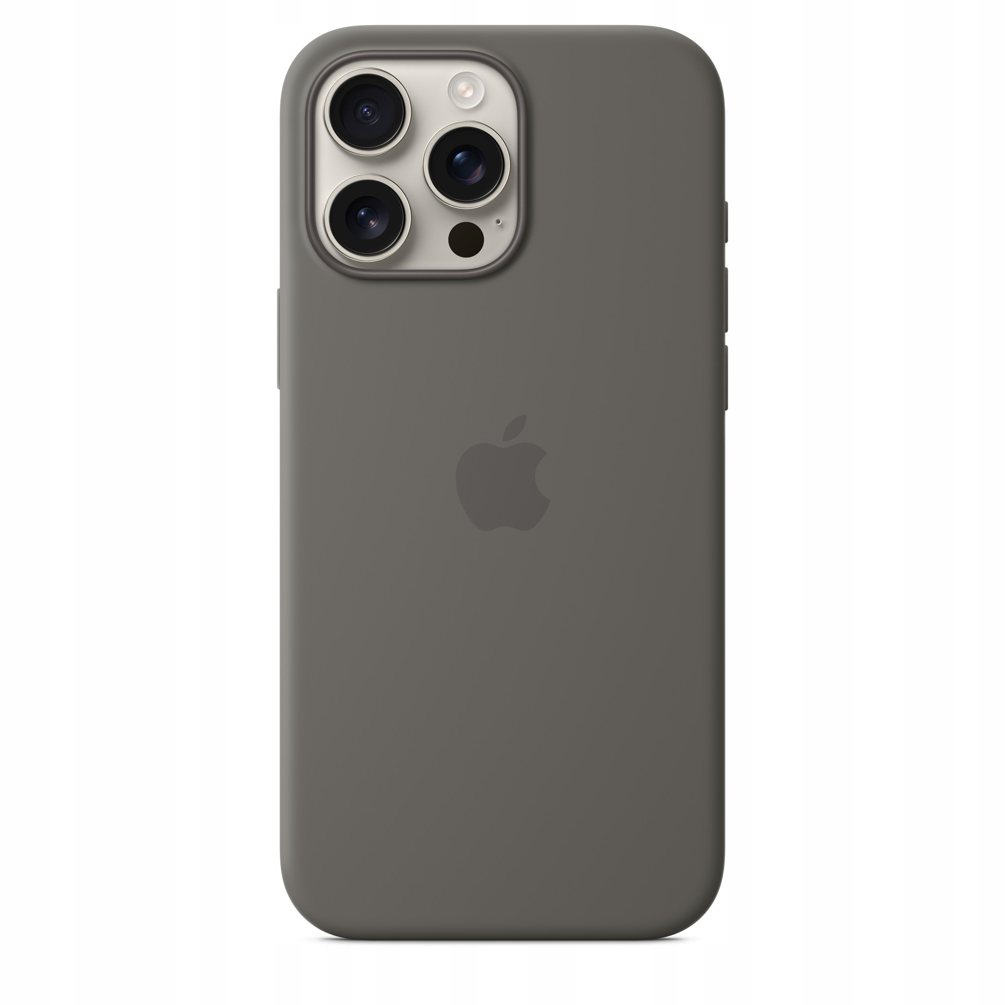 Oryginalne etui silikonowe Apple iPhone 16 Pro Max Szary Grey MYYV3ZM/A
