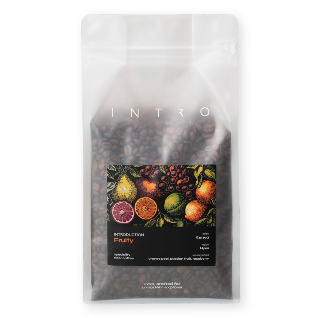 Levně Káva Zrnková 1 kg – Fruity – Káva Speciality Káva Světle pražená Káva Keňa