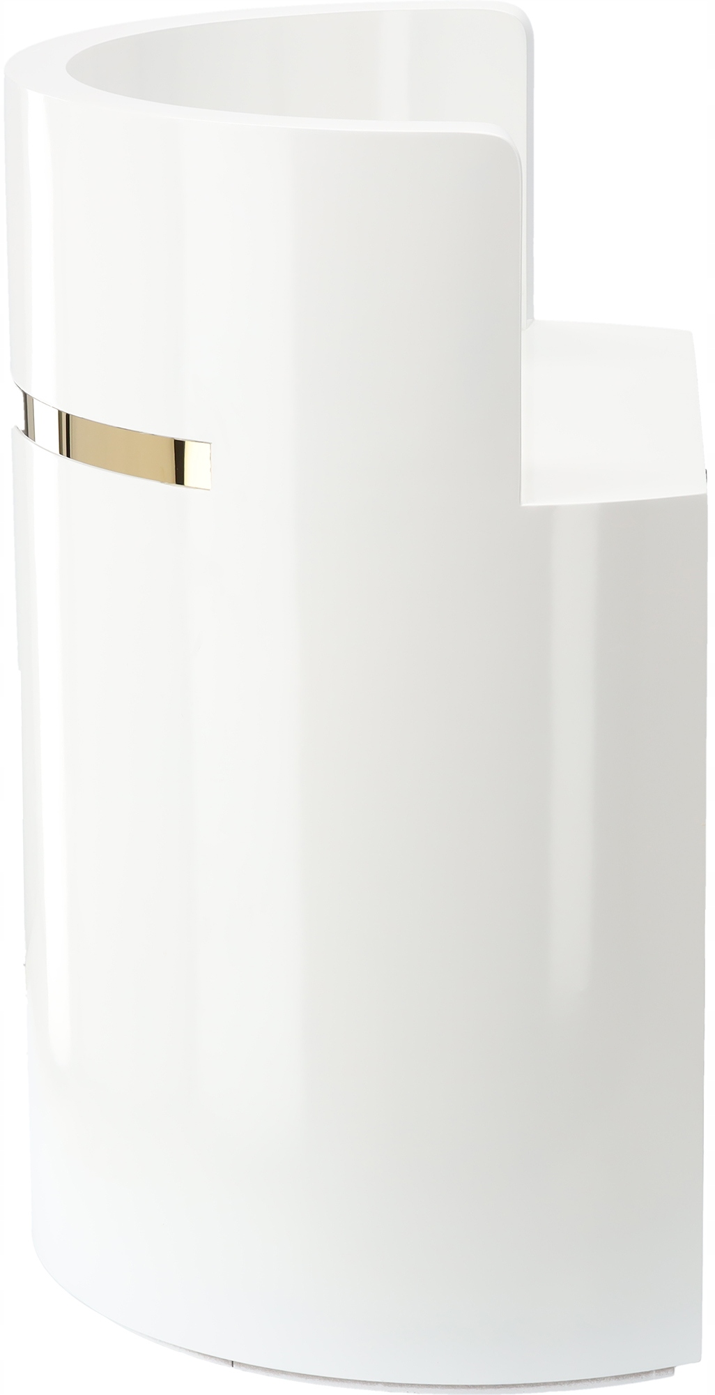 Recepcja fryzjerska lakierowana Elia 80 cm kosmetyczna do salonu SPA Głębokość mebla 60 cm