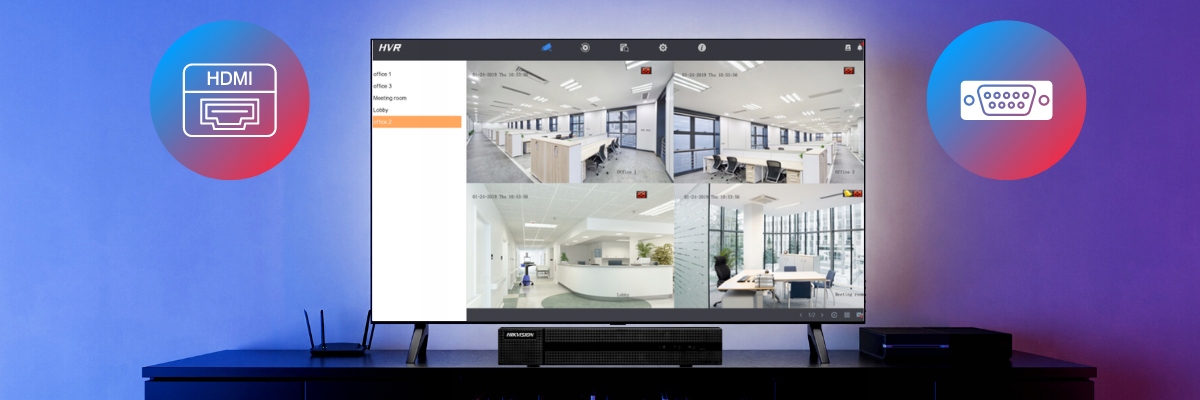 Rejestrator HIKVISION 4 kanałowy rejestrator do monitoringu TVI 4MPx Model HWD-6104MH-G4